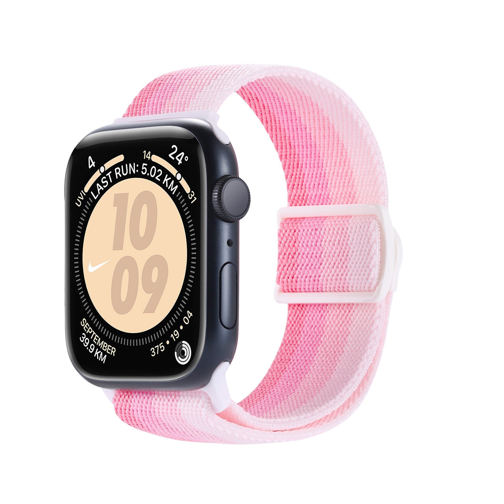 Apple Watch iCarbon Fiber Buckle One loop Elastic Nylon Band (LSSY-031)