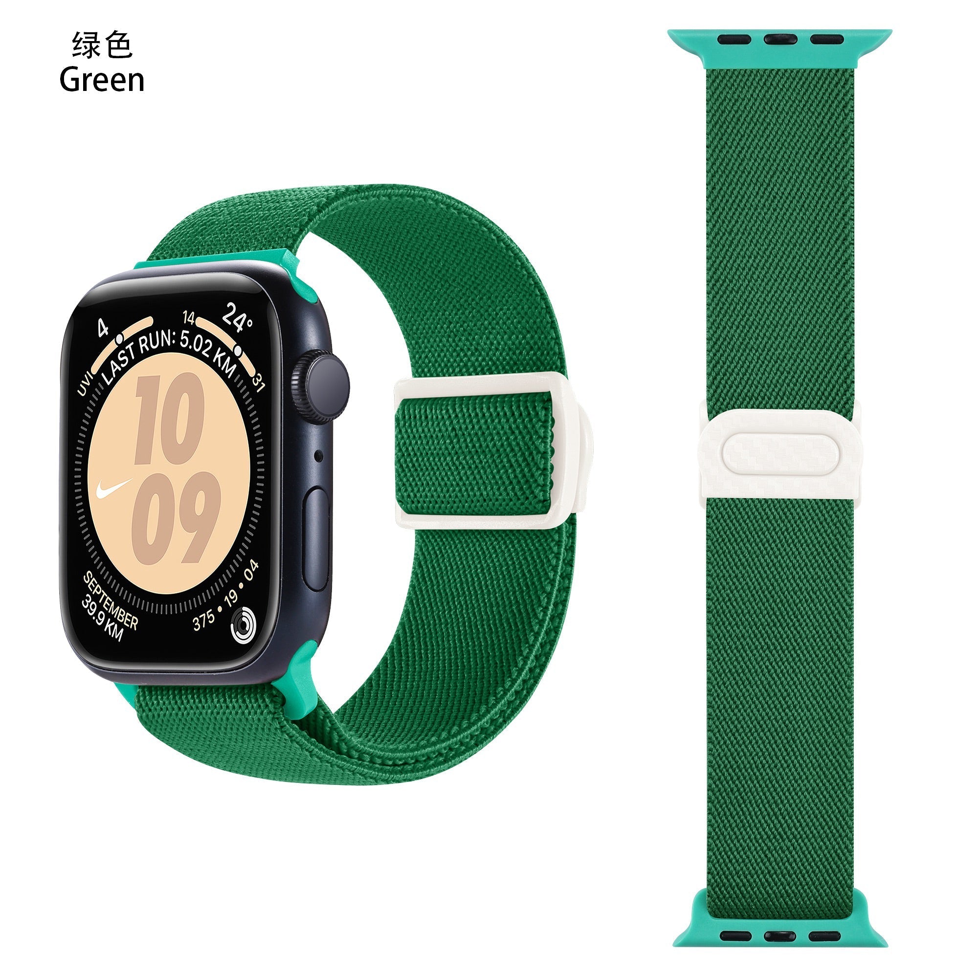 Apple Watch iCarbon Fiber Buckle One loop Elastic Nylon Band (LSSY-031)
