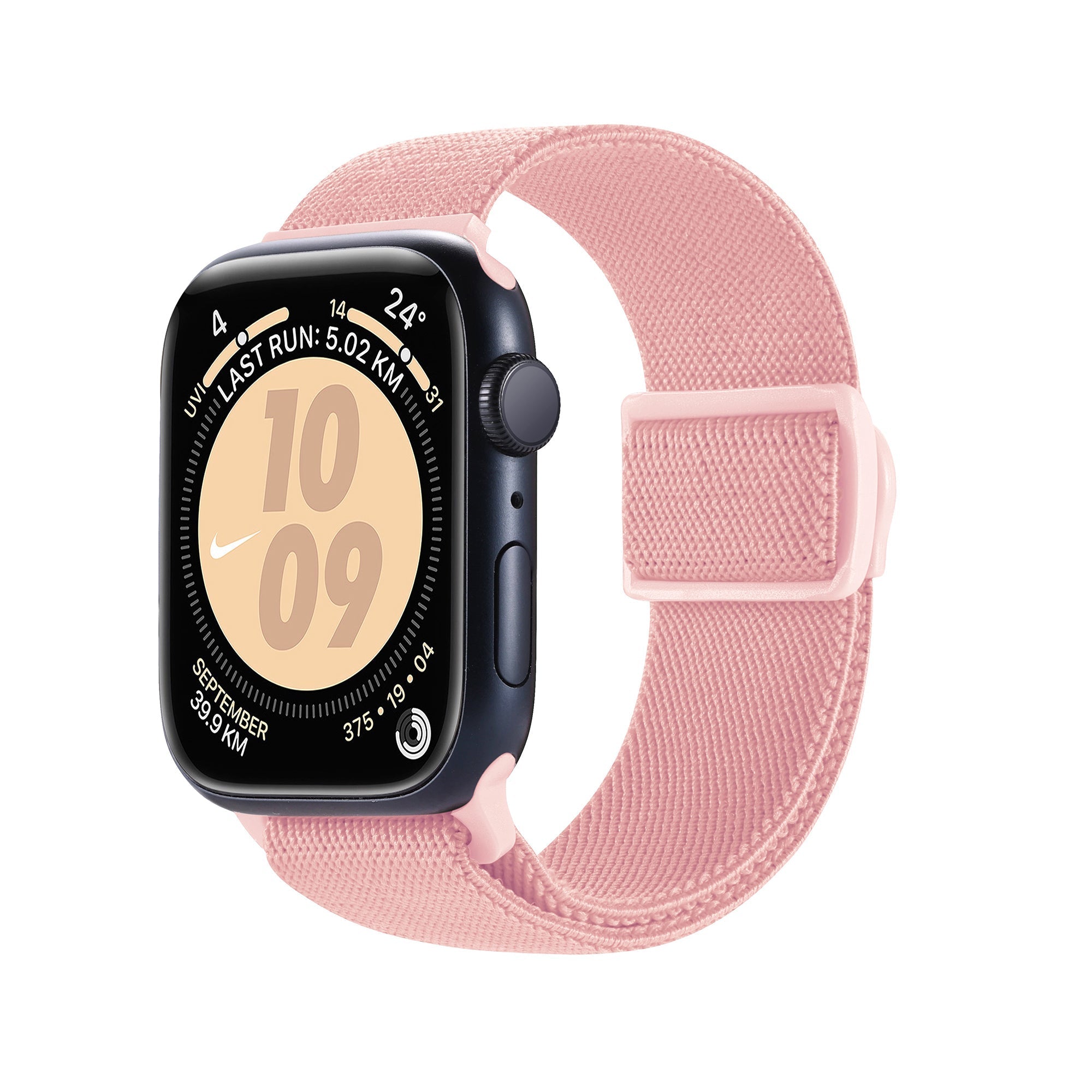 Apple Watch iCarbon Fiber Buckle One loop Elastic Nylon Band (LSSY-031)