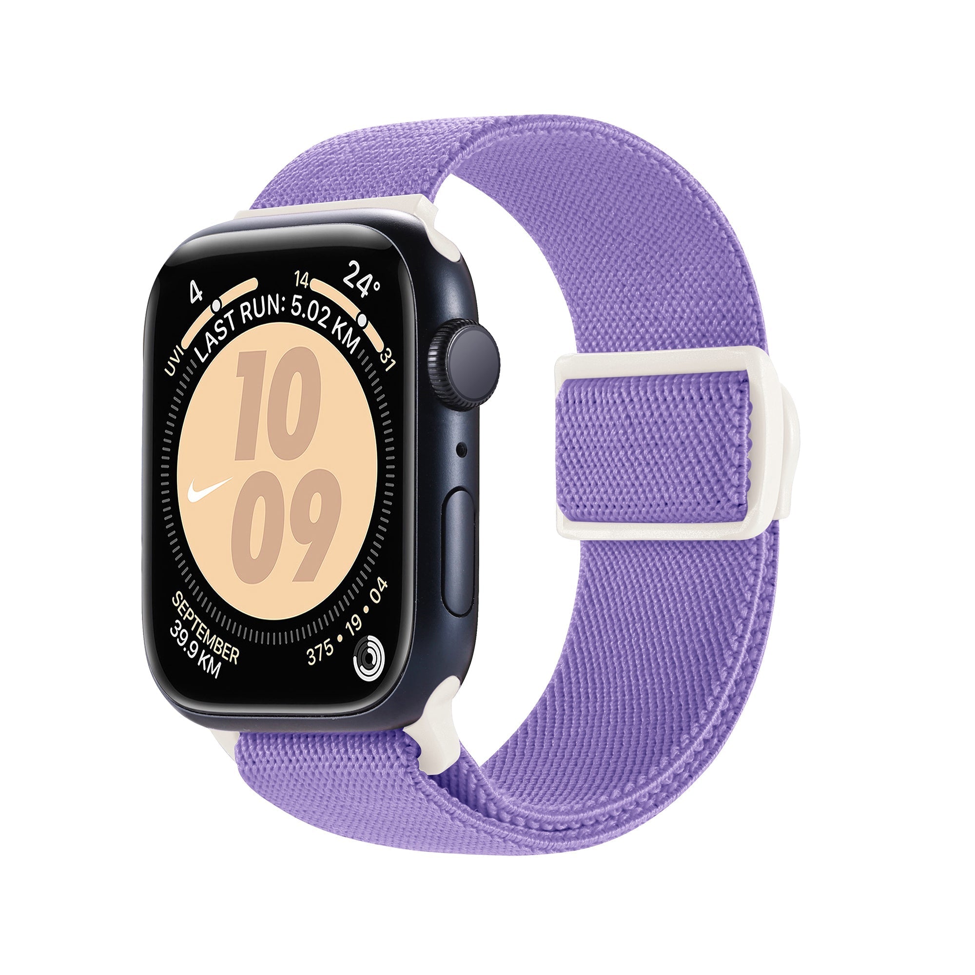 Apple Watch iCarbon Fiber Buckle One loop Elastic Nylon Band (LSSY-031)