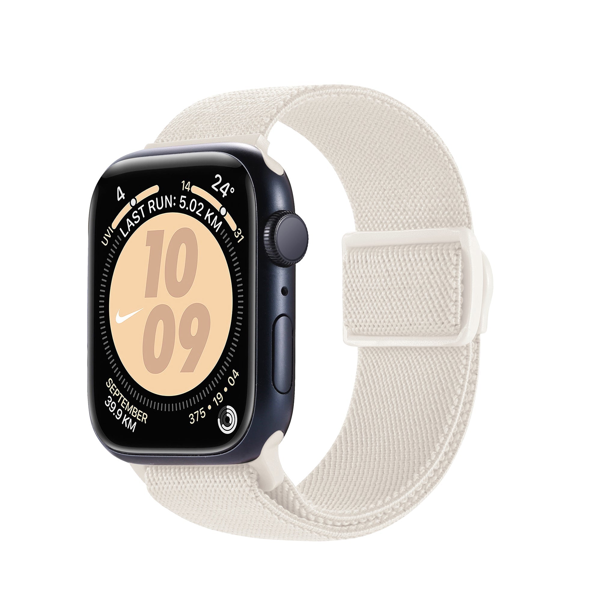 Apple Watch iCarbon Fiber Buckle One loop Elastic Nylon Band (LSSY-031)