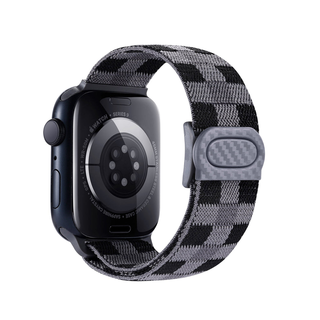 Apple Watch iCarbon Fiber Buckle One loop Elastic Nylon Band (LSSY-031)