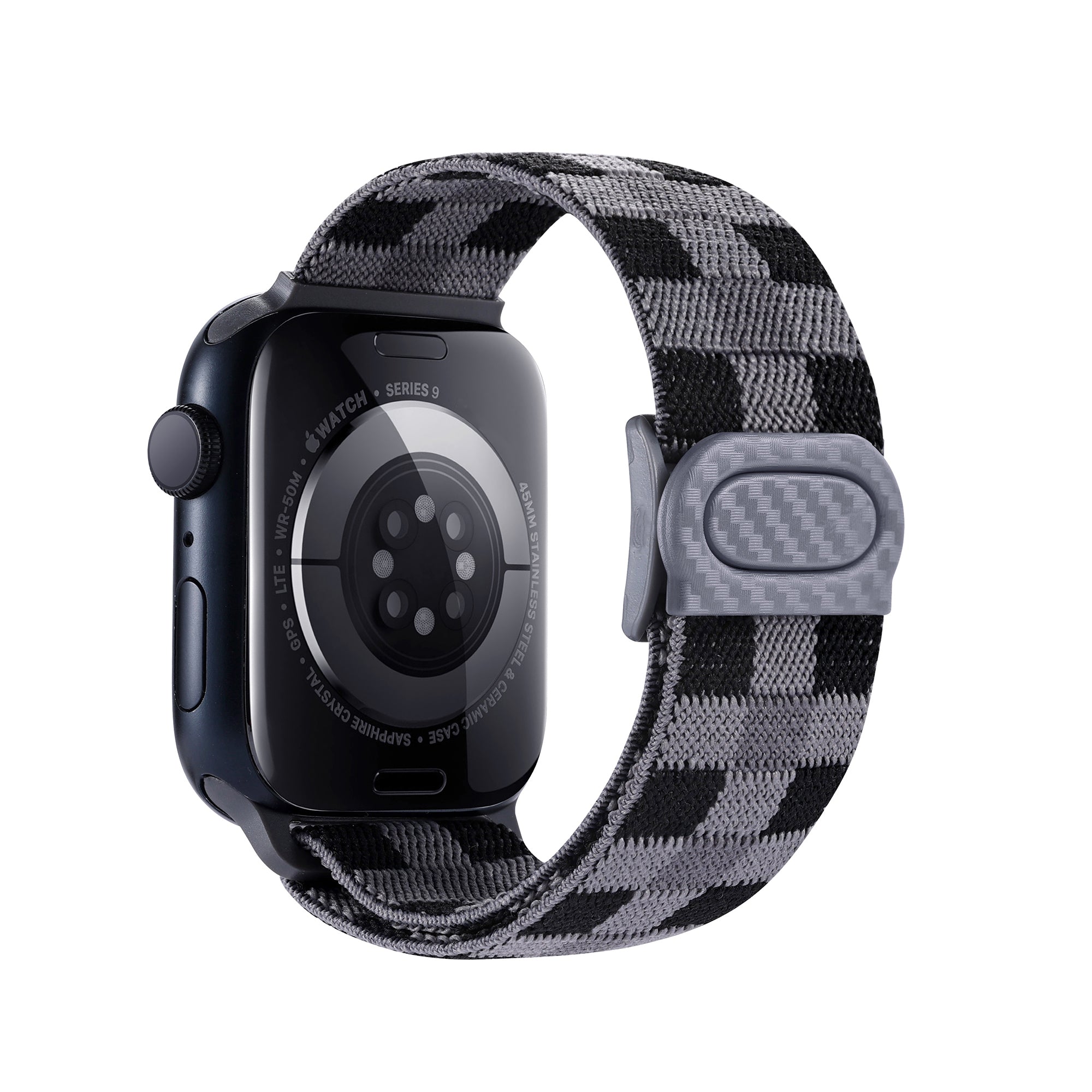 Apple Watch iCarbon Fiber Buckle One loop Elastic Nylon Band (LSSY-031)