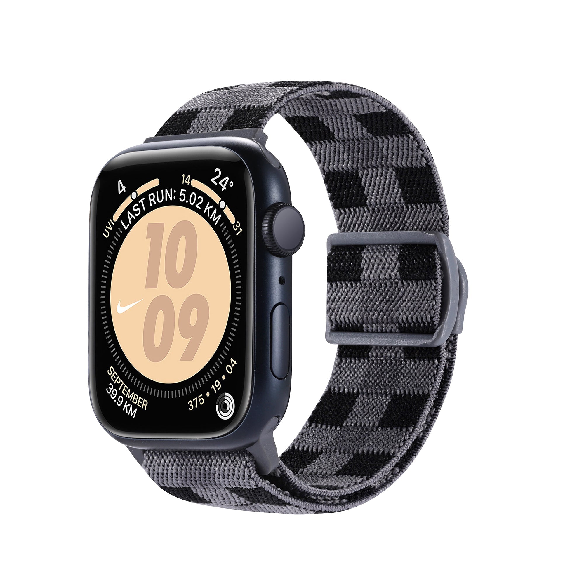 Apple Watch iCarbon Fiber Buckle One loop Elastic Nylon Band (LSSY-031)