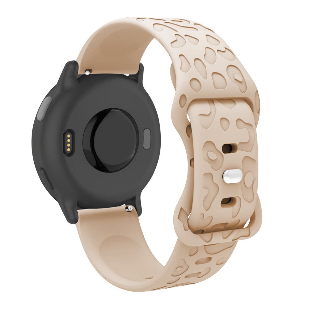 18 mm Quick Release Engraved silicone watch band (LSXDWY-001)