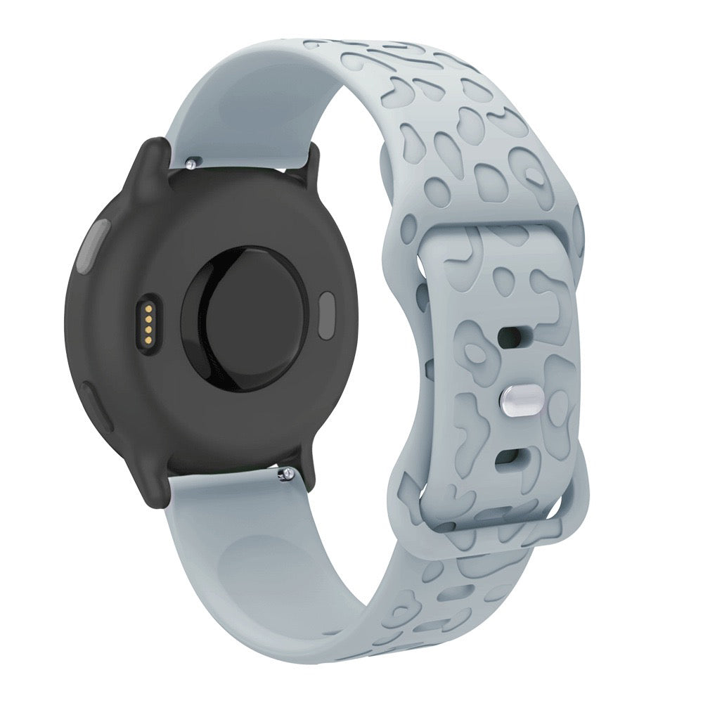 18 mm Quick Release Engraved silicone watch band (LSXDWY-001)
