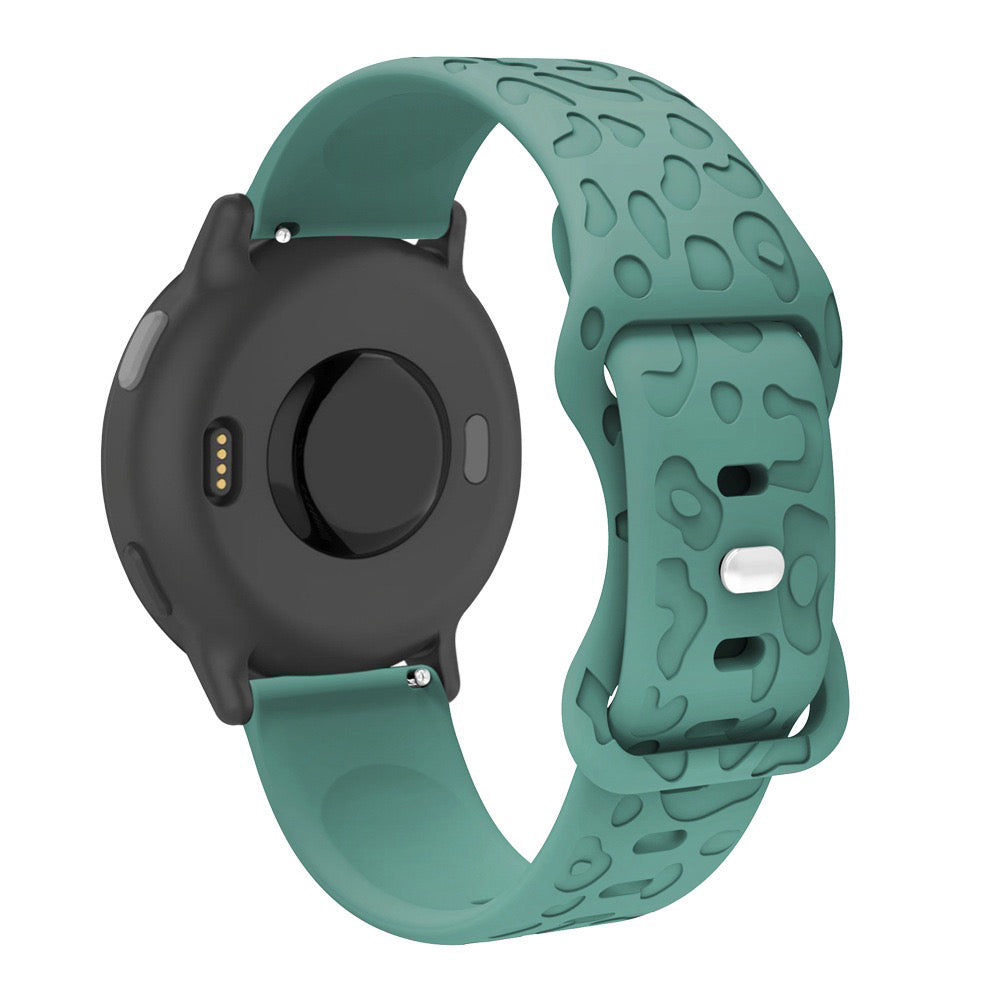 18 mm Quick Release Engraved silicone watch band (LSXDWY-001)