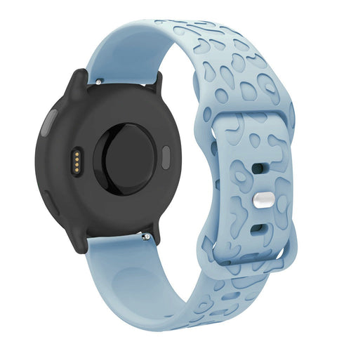 18 mm Quick Release Engraved silicone watch band (LSXDWY-001)
