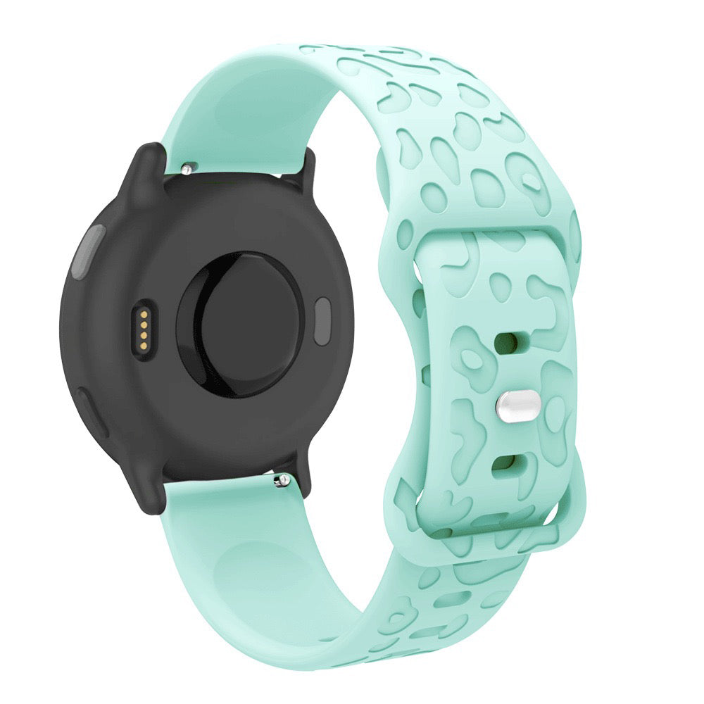 18 mm Quick Release Engraved silicone watch band (LSXDWY-001)