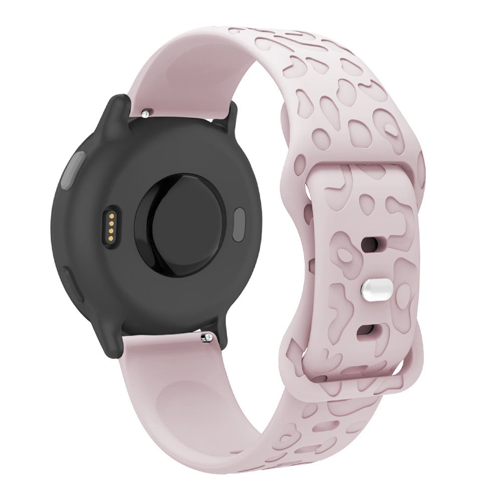 18 mm Quick Release Engraved silicone watch band (LSXDWY-001)