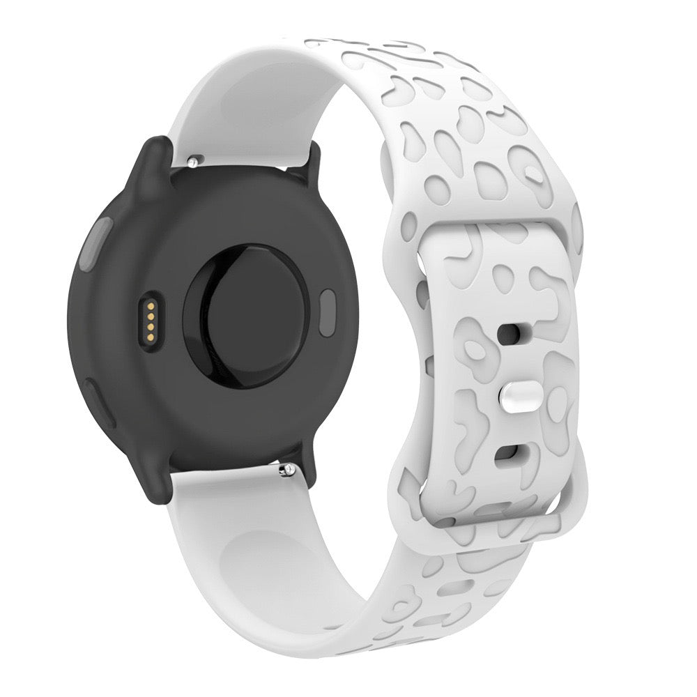 18 mm Quick Release Engraved silicone watch band (LSXDWY-001)