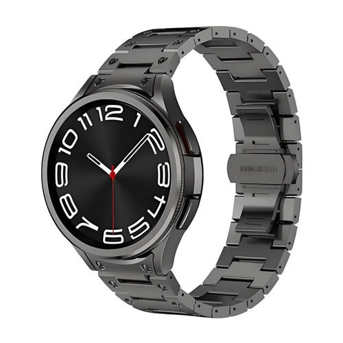 20 mm Quick Release GS Style stainless steel watch band For Samsung Galaxy Watch 4 Classic/5 Pro/6 Classic (LSXF-014)