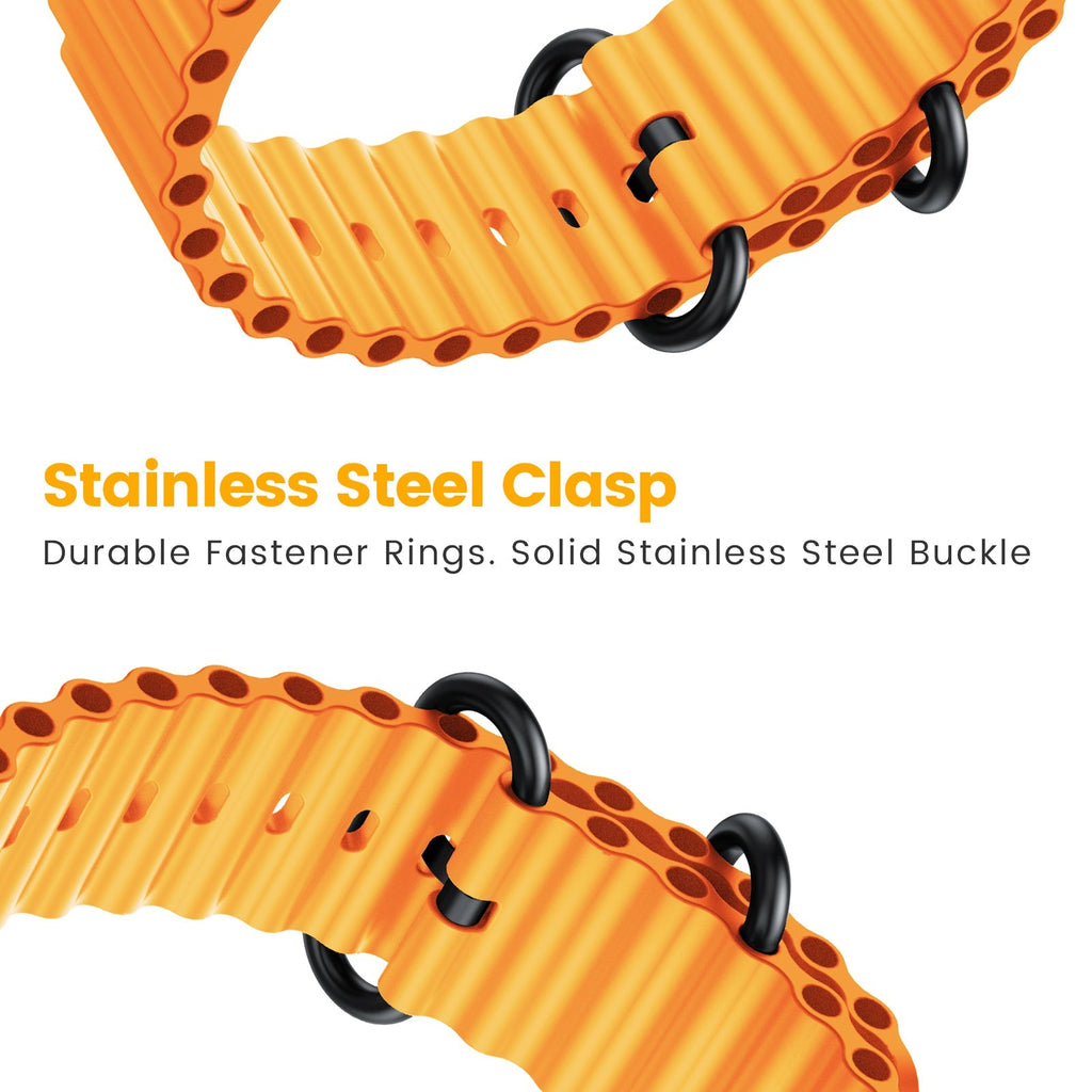 22 mm Quick Fit Silicone Watch Band (LSXJ-002)