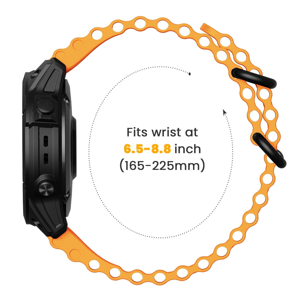 22 mm Quick Fit Silicone Watch Band (LSXJ-002)
