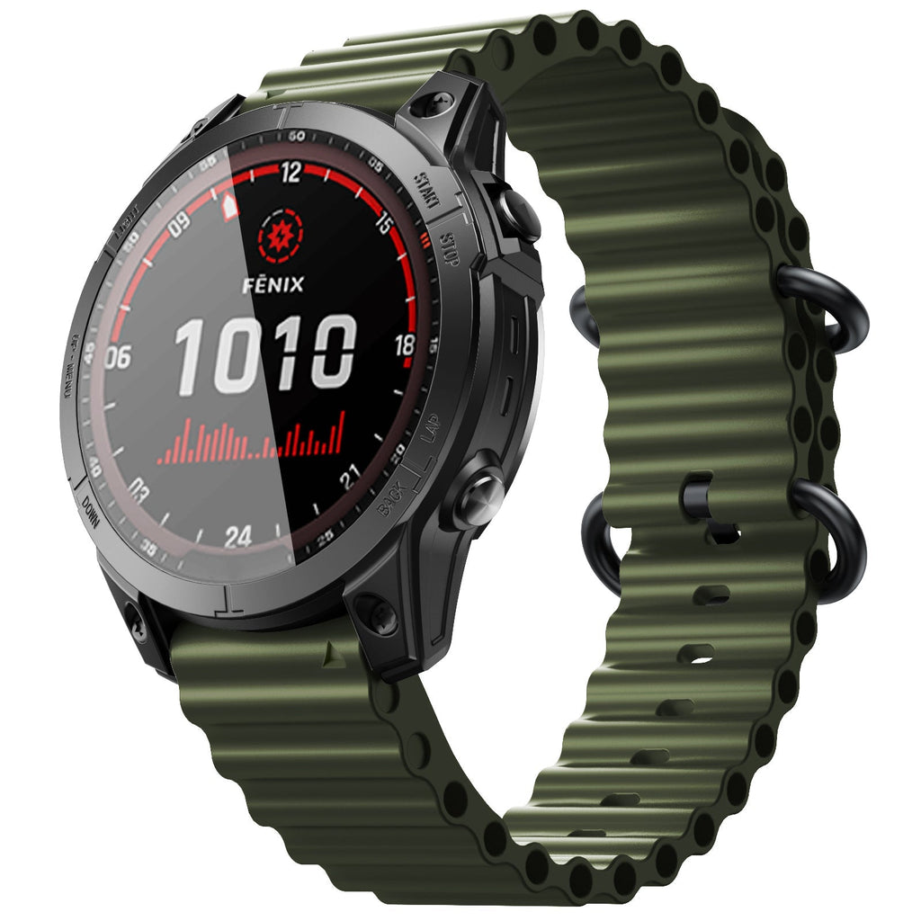22 mm Quick Fit Silicone Watch Band (LSXJ-002)