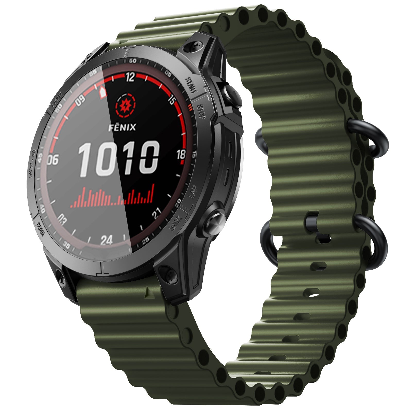 22 mm Quick Fit Silicone Watch Band (LSXJ-002)