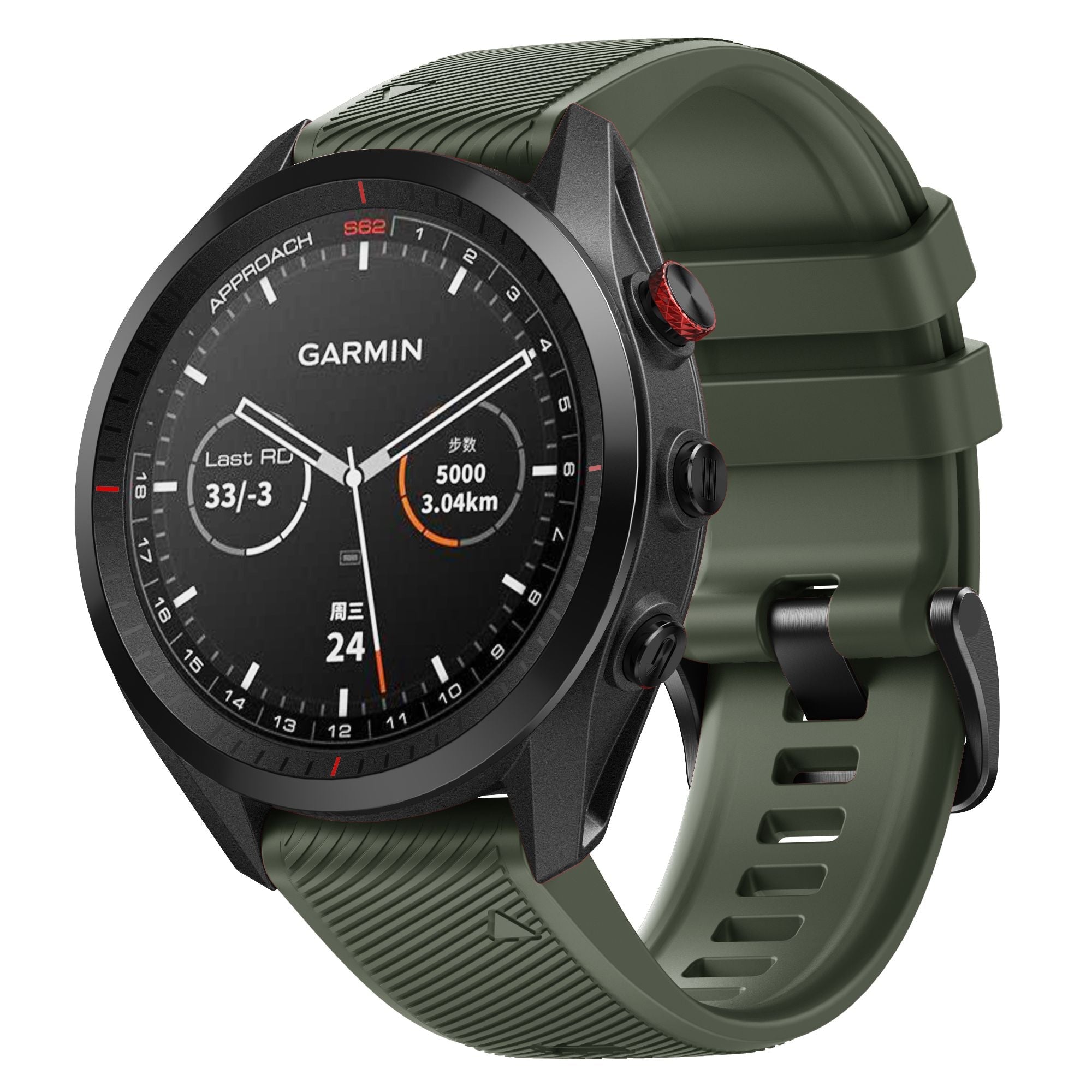 22 mm Quick Fit Garmin Silicone Watch Bands (LSXJ-005)