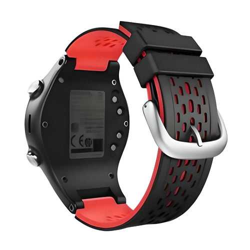 16 mm Screw-in lugs Garmin Approach S2/S4 Simple And Stylish Two Color Silicone Strap (LSXJ-009)