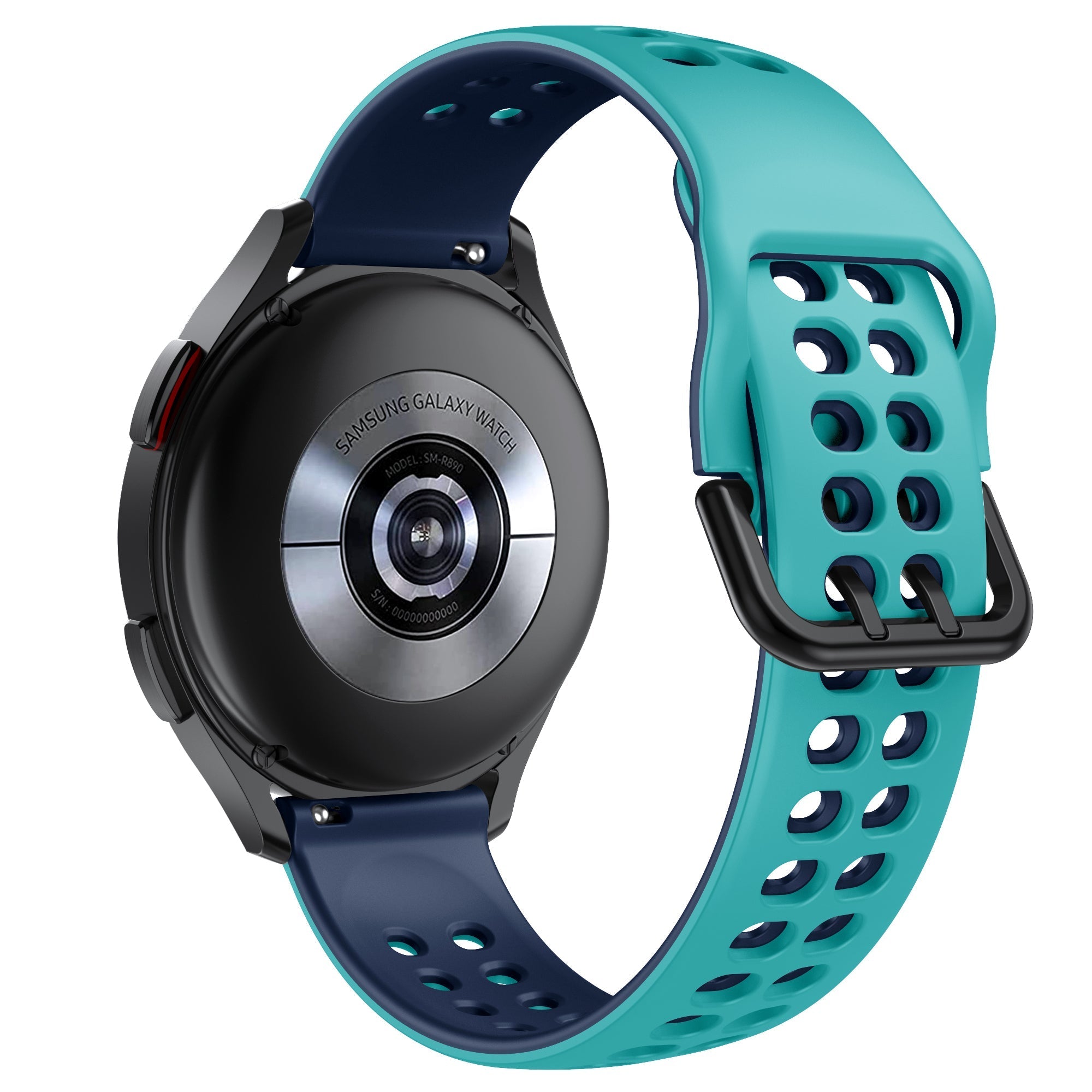 20 mm Quick Release Two Color Loop Sport Adjustable Silicone Band Strap For Garmin Forerunner 645 245 Smart Watch Bracelet Wristband (LSXJ-011)