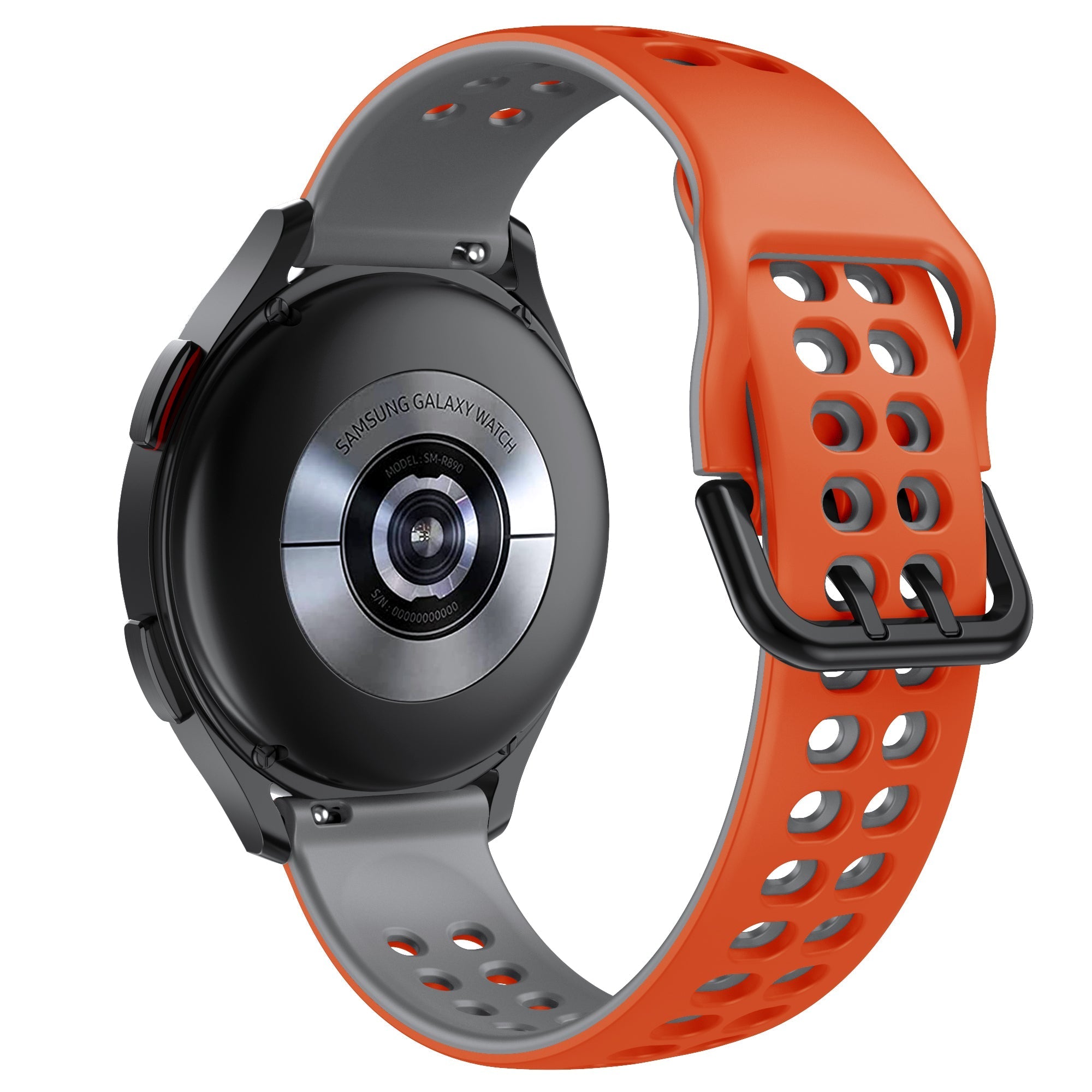 20 mm Quick Release Two Color Loop Sport Adjustable Silicone Band Strap For Garmin Forerunner 645 245 Smart Watch Bracelet Wristband (LSXJ-011)