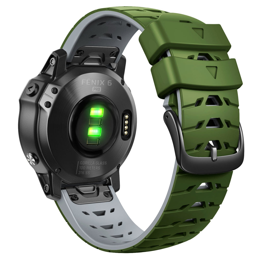 22 mm Quick Fit Silicone Watch Bands for Garmin (LSXJ-012)