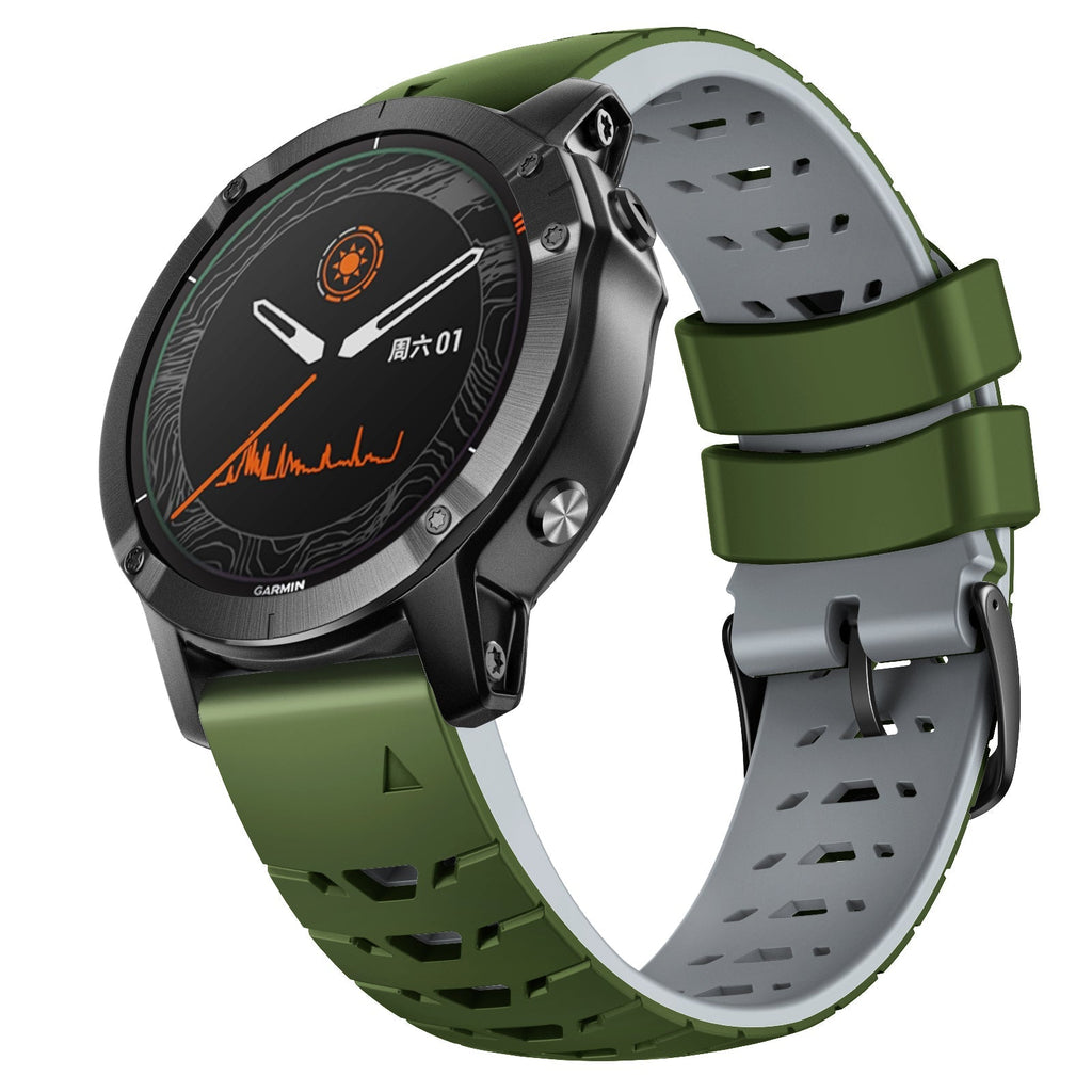 22 mm Quick Fit Silicone Watch Bands for Garmin (LSXJ-012)
