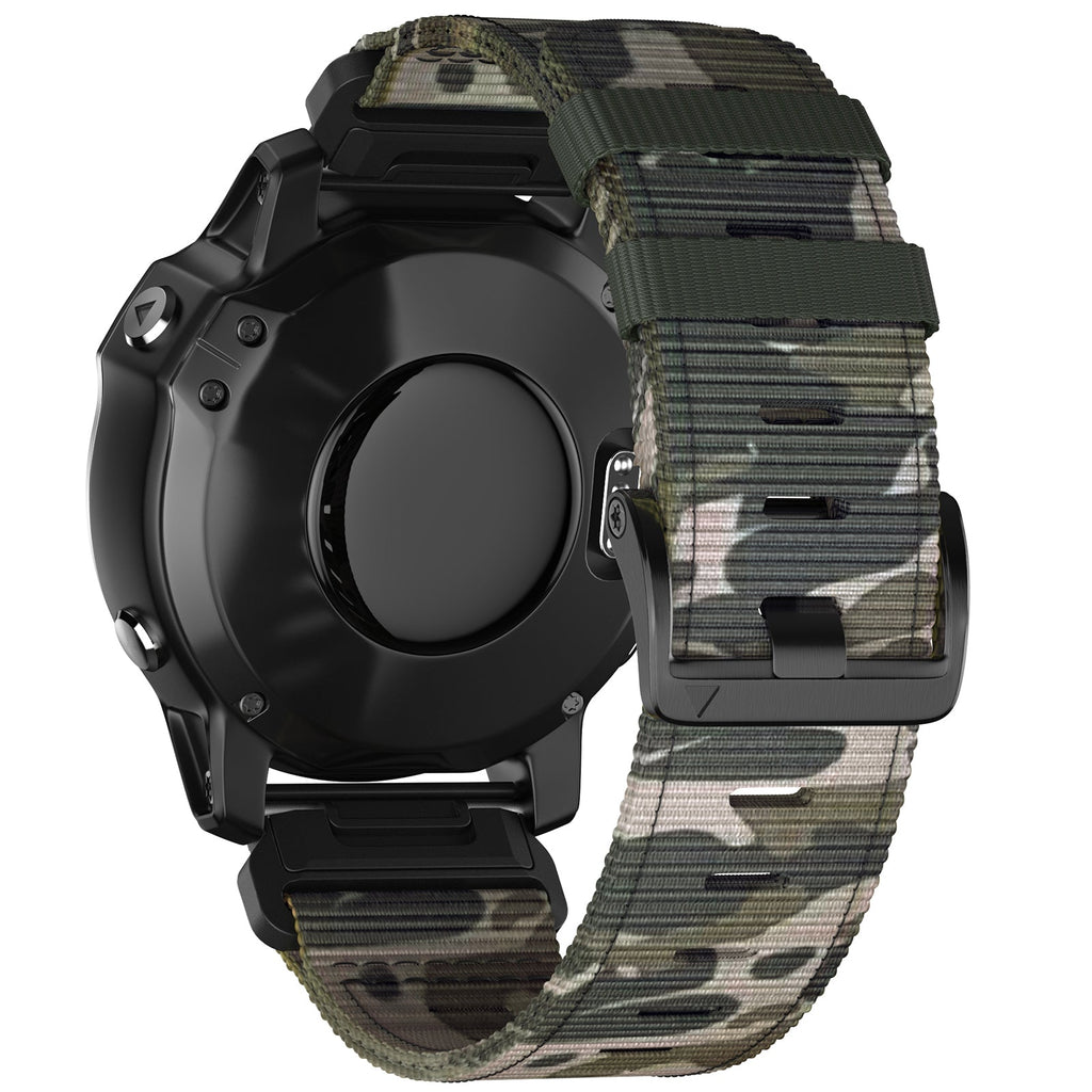 22 mm Quick Fit Camouflage Watch Band Nylon strap For Garmin (LSXJ-017)