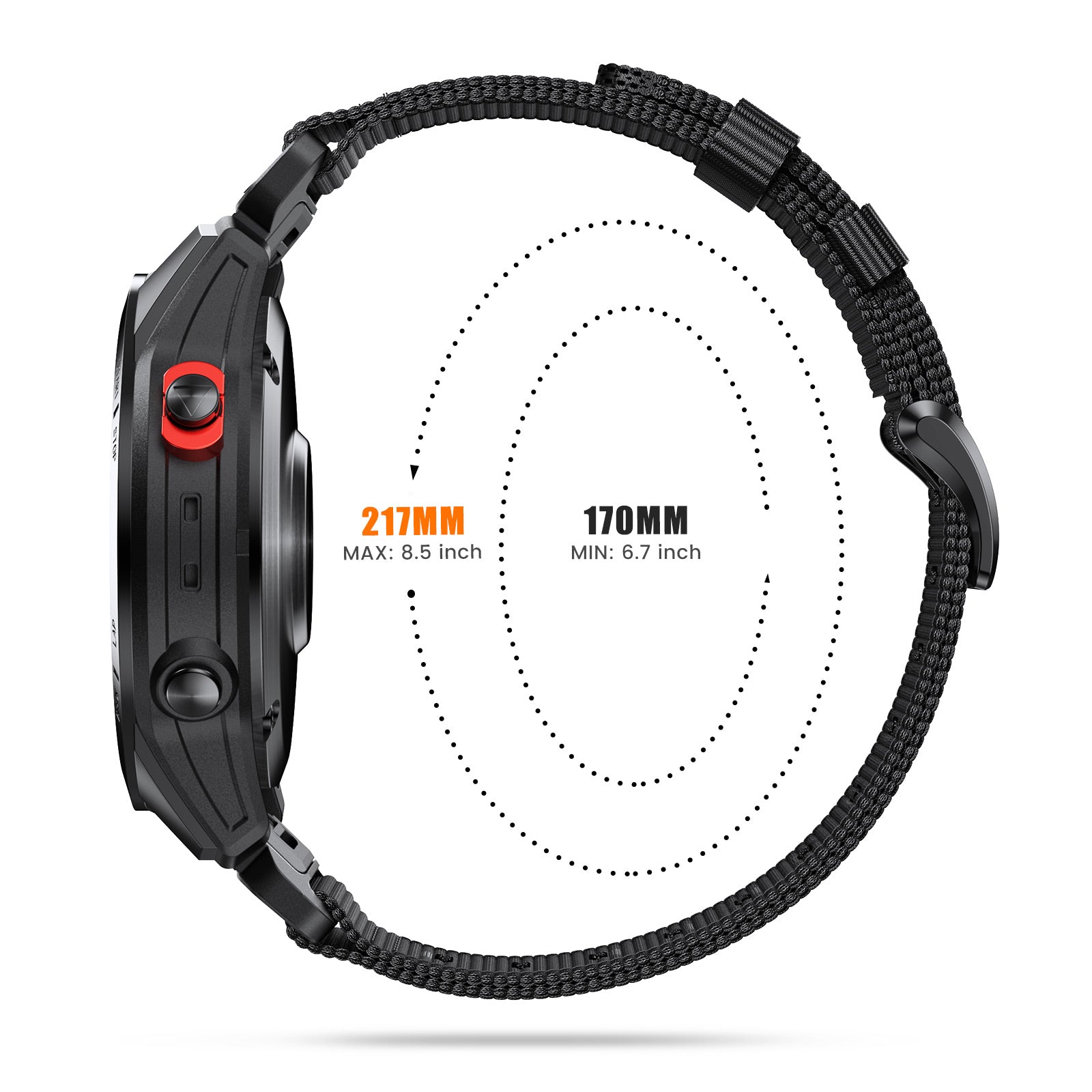 22 mm Quick Fit Camouflage Watch Band Nylon strap For Garmin (LSXJ-017)