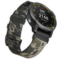 22 mm Quick Fit Camouflage Watch Band Nylon strap For Garmin (LSXJ-017)