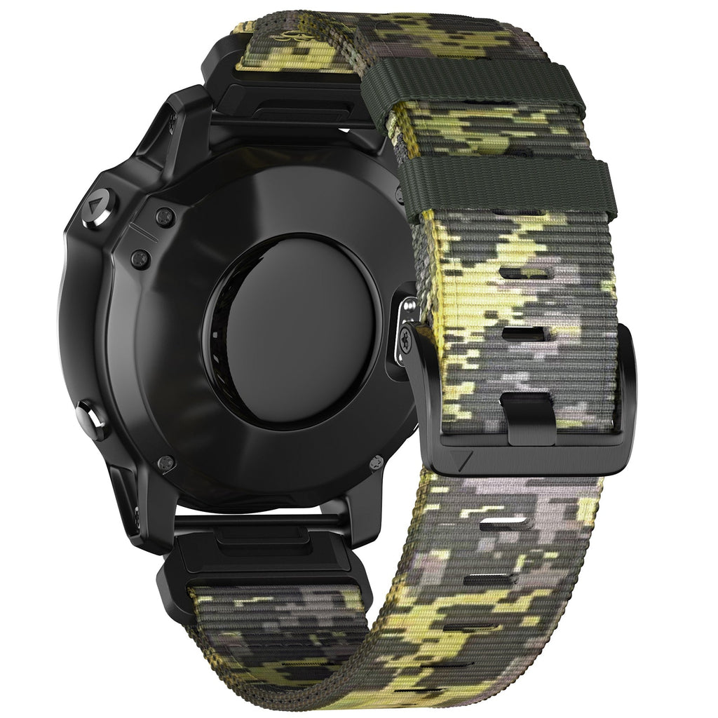 22 mm Quick Fit Camouflage Watch Band Nylon strap For Garmin (LSXJ-017)