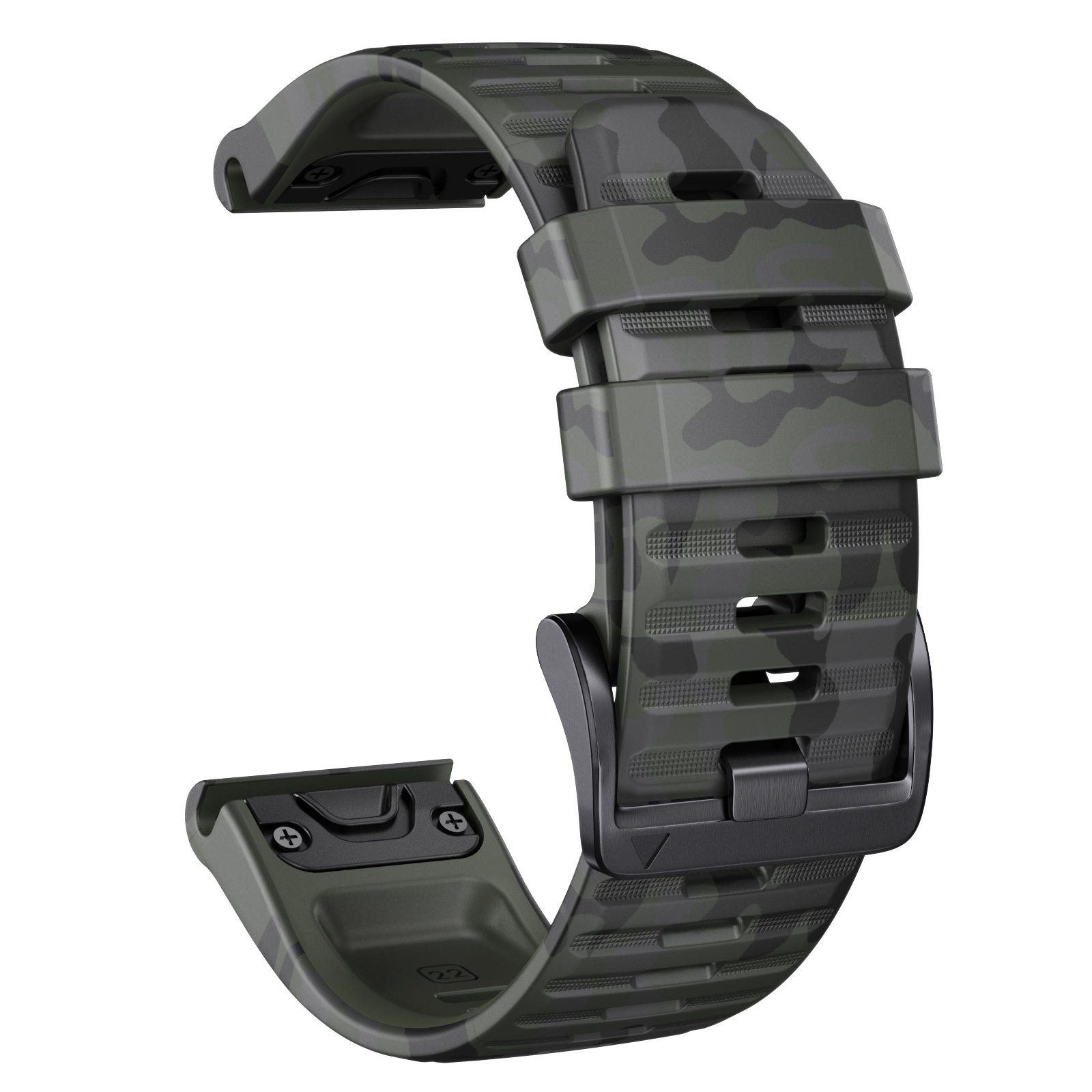 22 mm Quick Fit Camouflage Style Silicone Band for Garmin (LSXJ-024)
