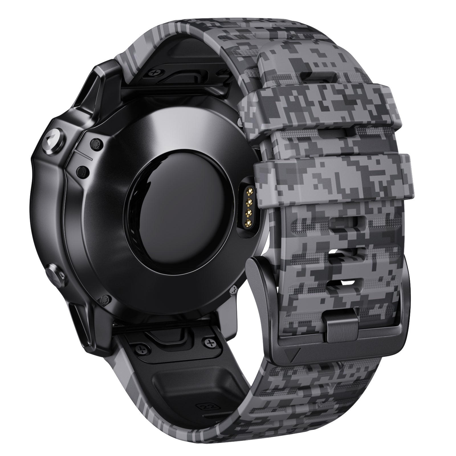 22 mm Quick Fit Camouflage Style Silicone Band for Garmin (LSXJ-024)