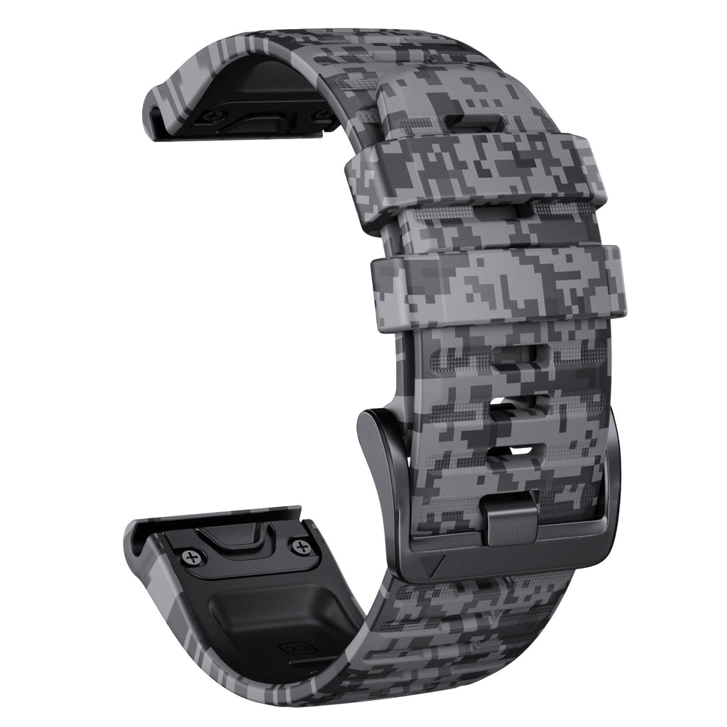 22 mm Quick Fit Camouflage Style Silicone Band for Garmin (LSXJ-024)