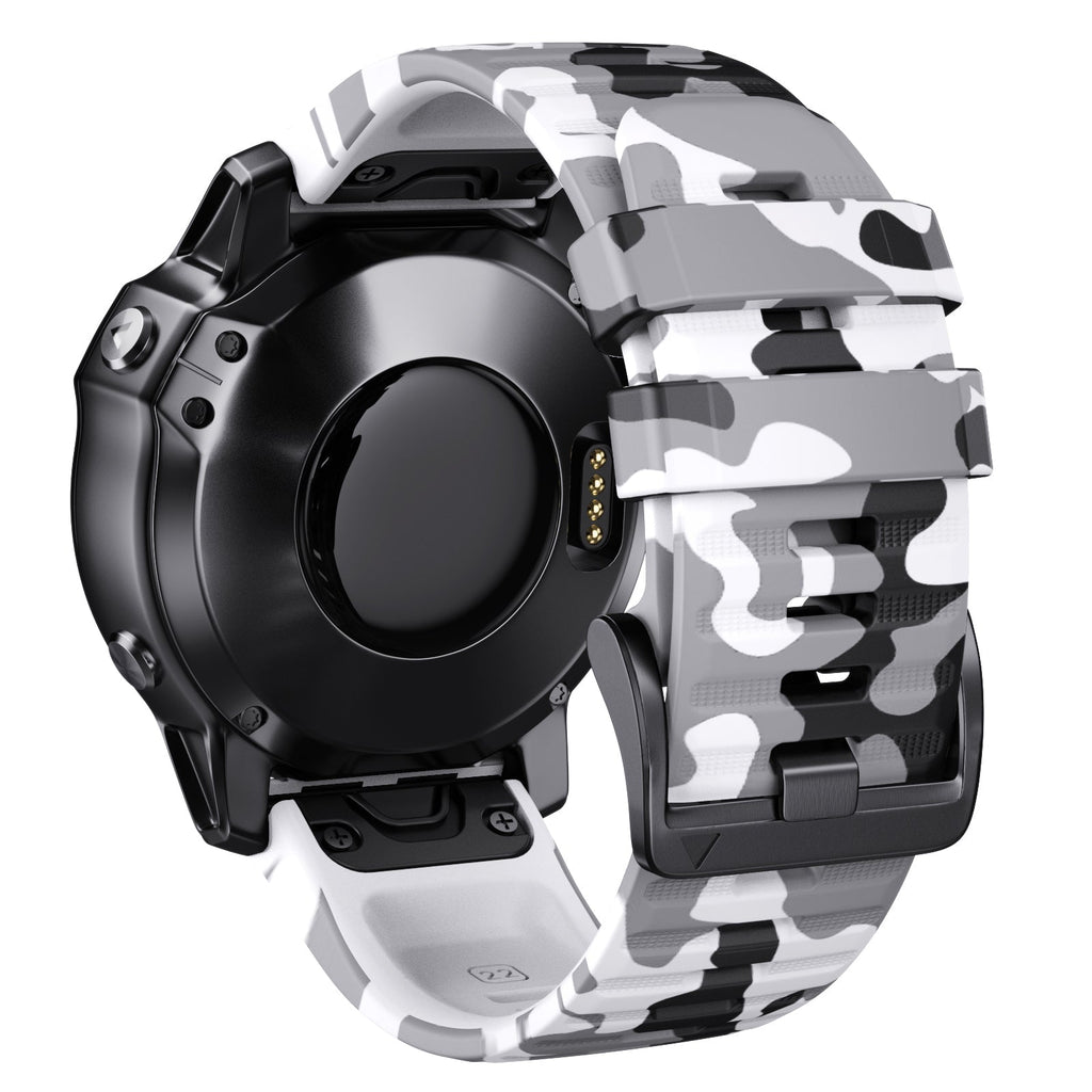 22 mm Quick Fit Camouflage Style Silicone Band for Garmin (LSXJ-024)