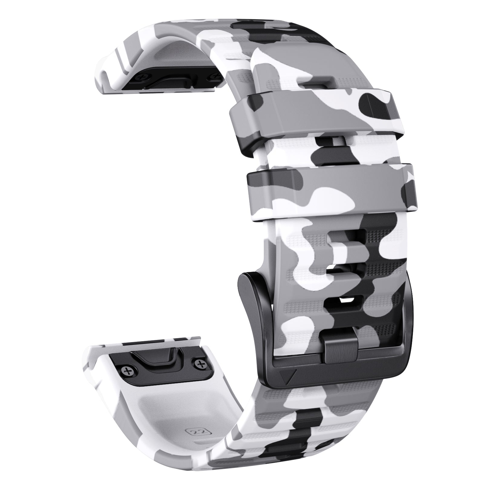 22 mm Quick Fit Camouflage Style Silicone Band for Garmin (LSXJ-024)