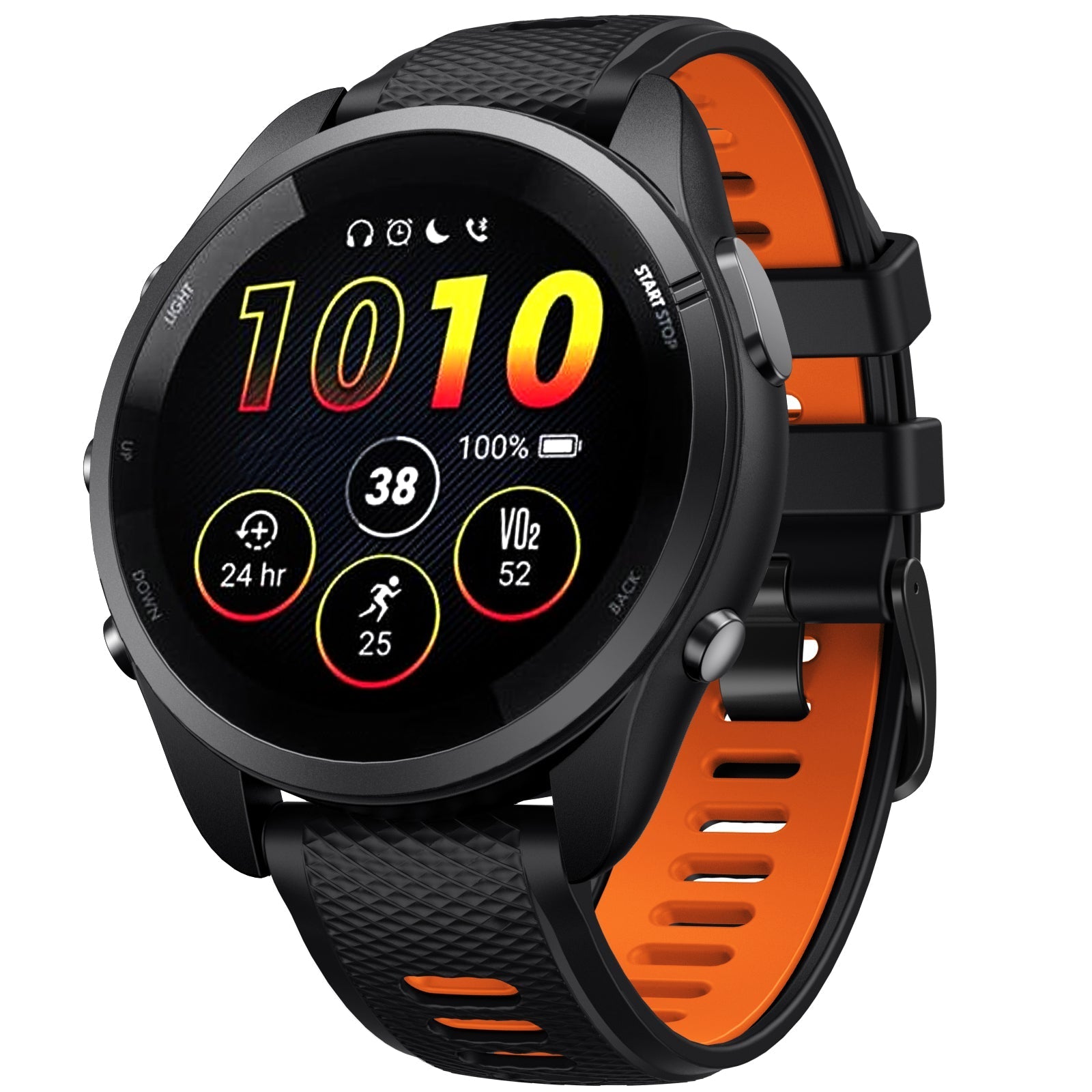 22 mm Quick Release Two Color Silicone Watch Straps for Garmin Forerunner 265 (LSXJ-026)