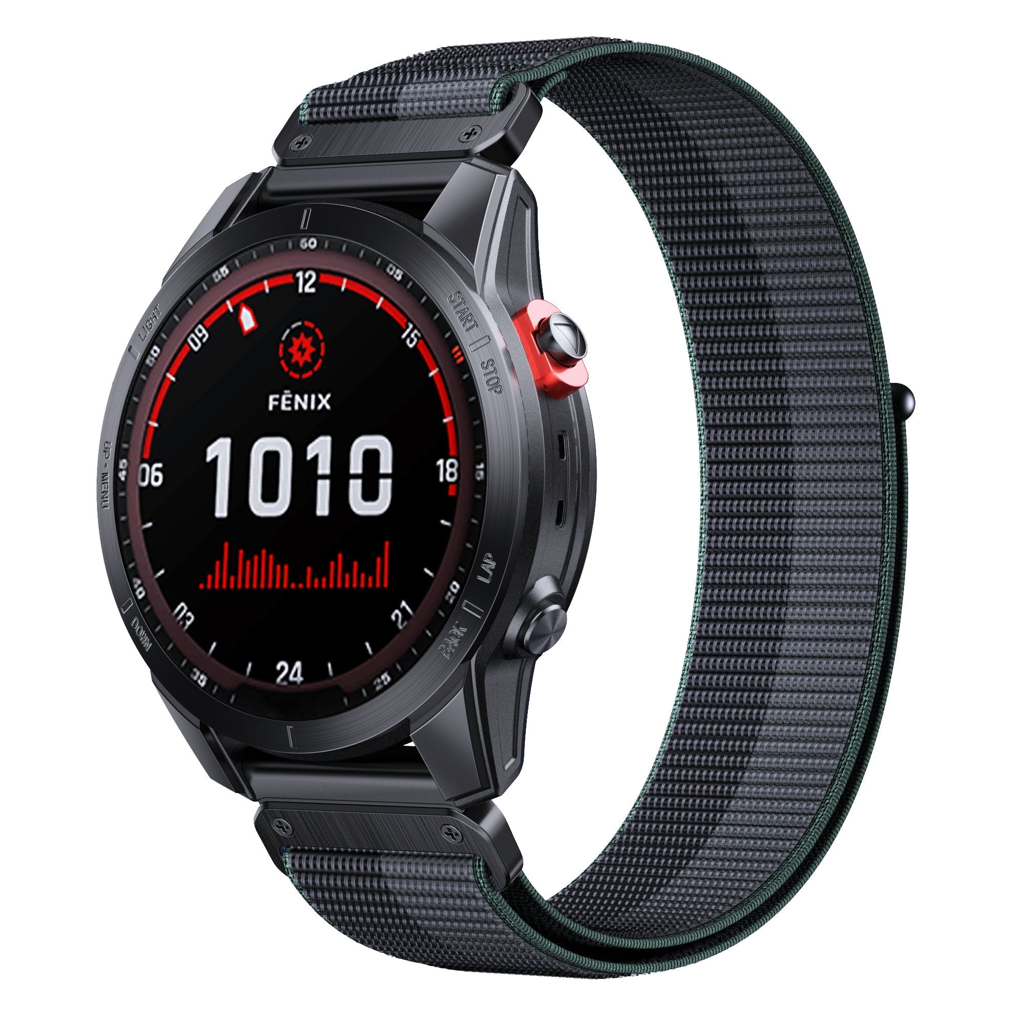 22 mm Quick Fit Velcro nylon watch band for Garmin watch (LSXJ-028)