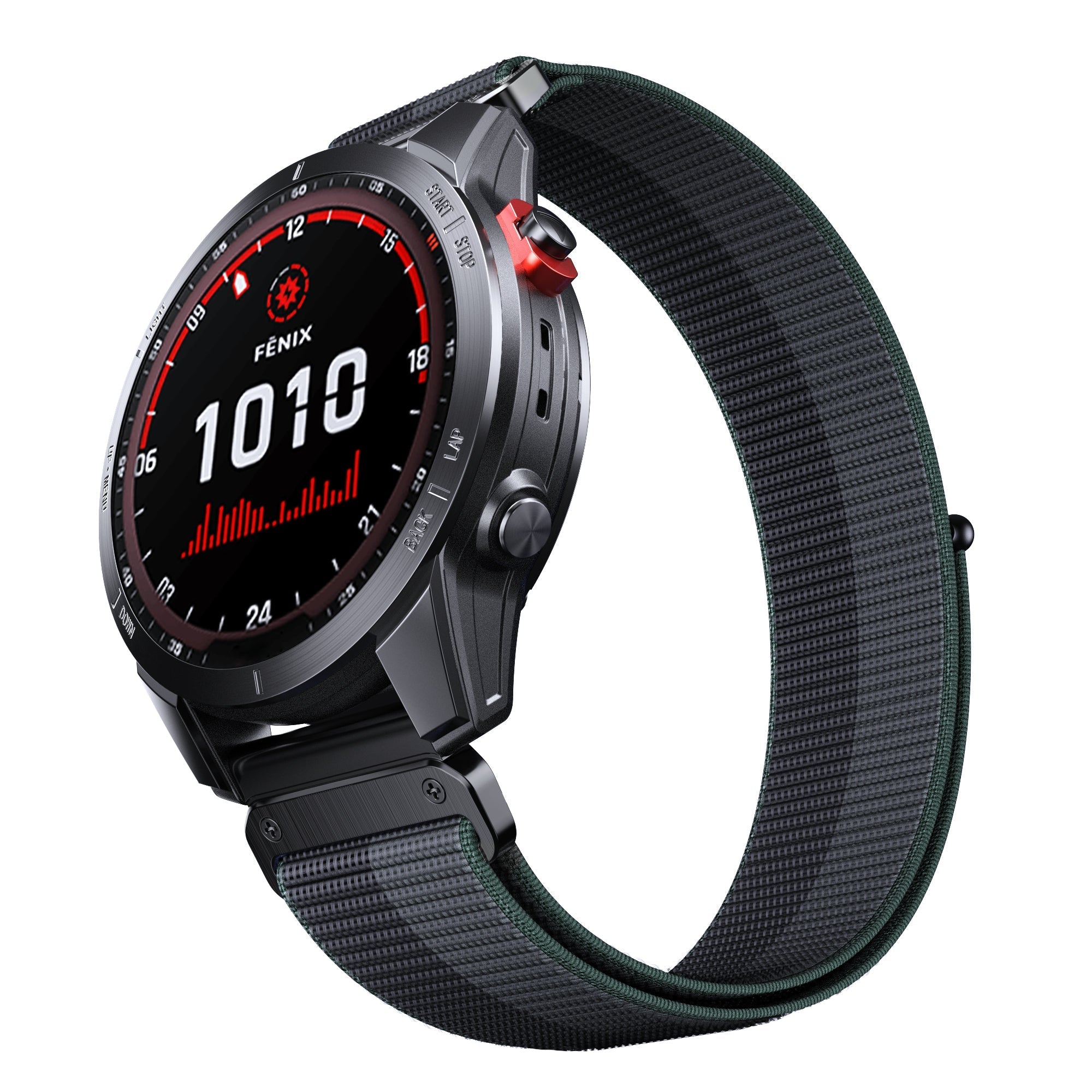 22 mm Quick Fit Velcro nylon watch band for Garmin watch (LSXJ-028)