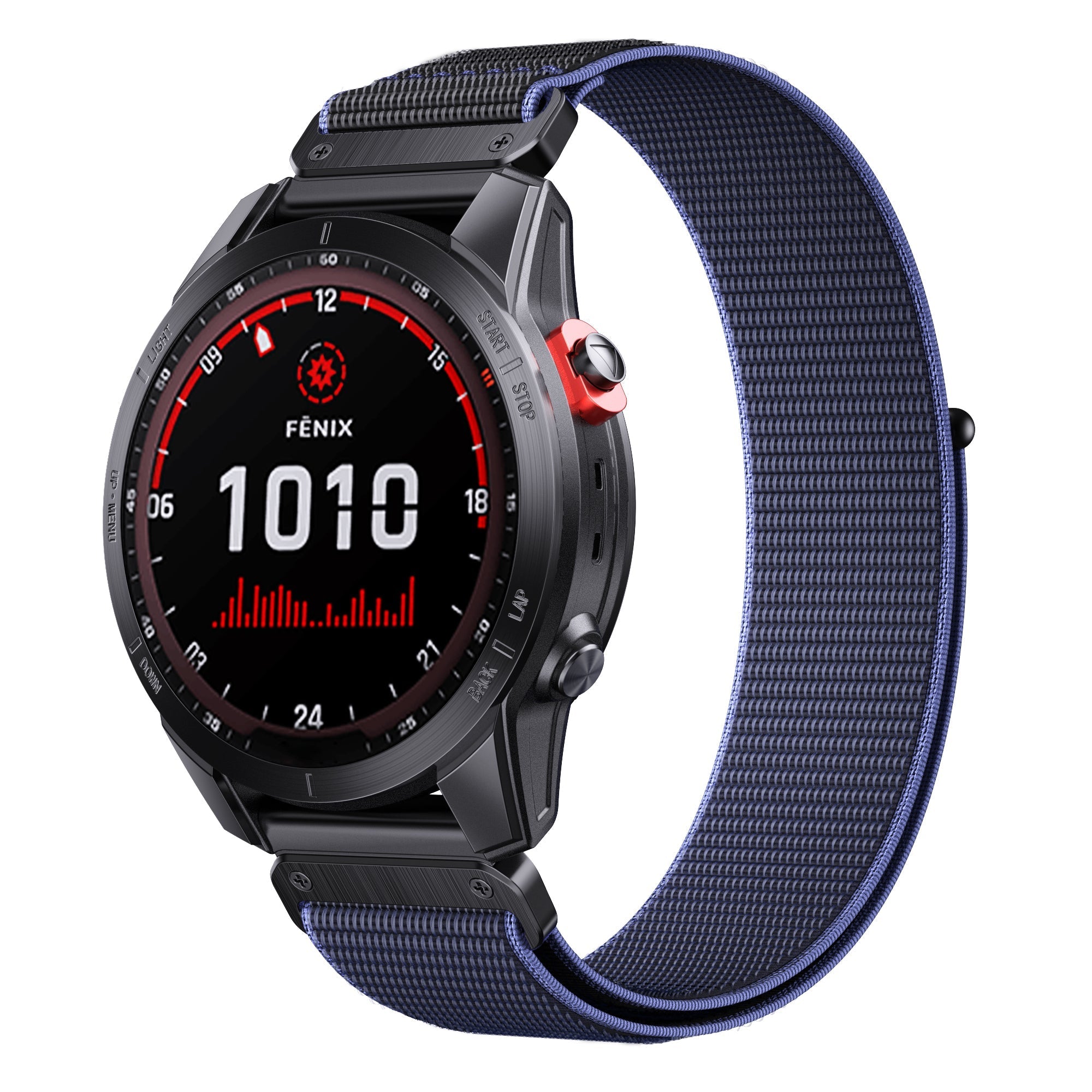 26 mm Quick Fit Velcro nylon watch band for Garmin watch (LSXJ-028)
