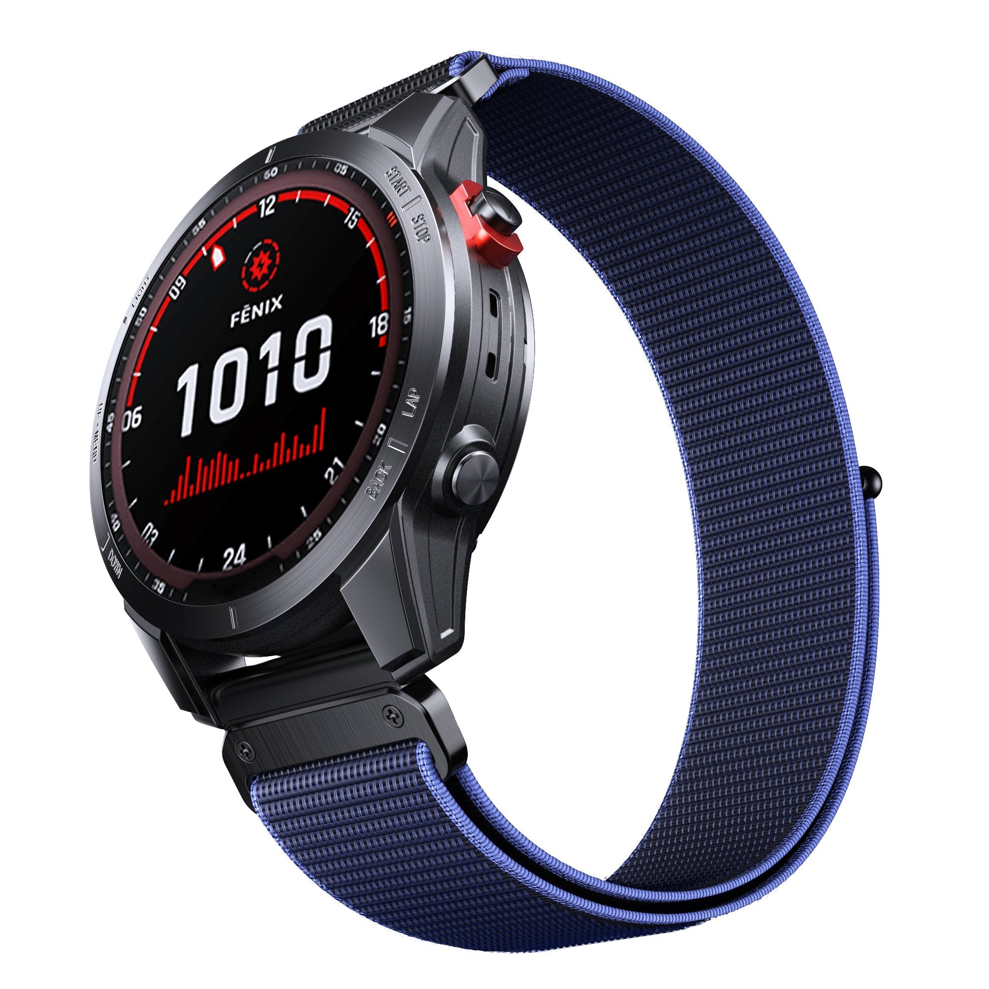 22 mm Quick Fit Velcro nylon watch band for Garmin watch (LSXJ-028)