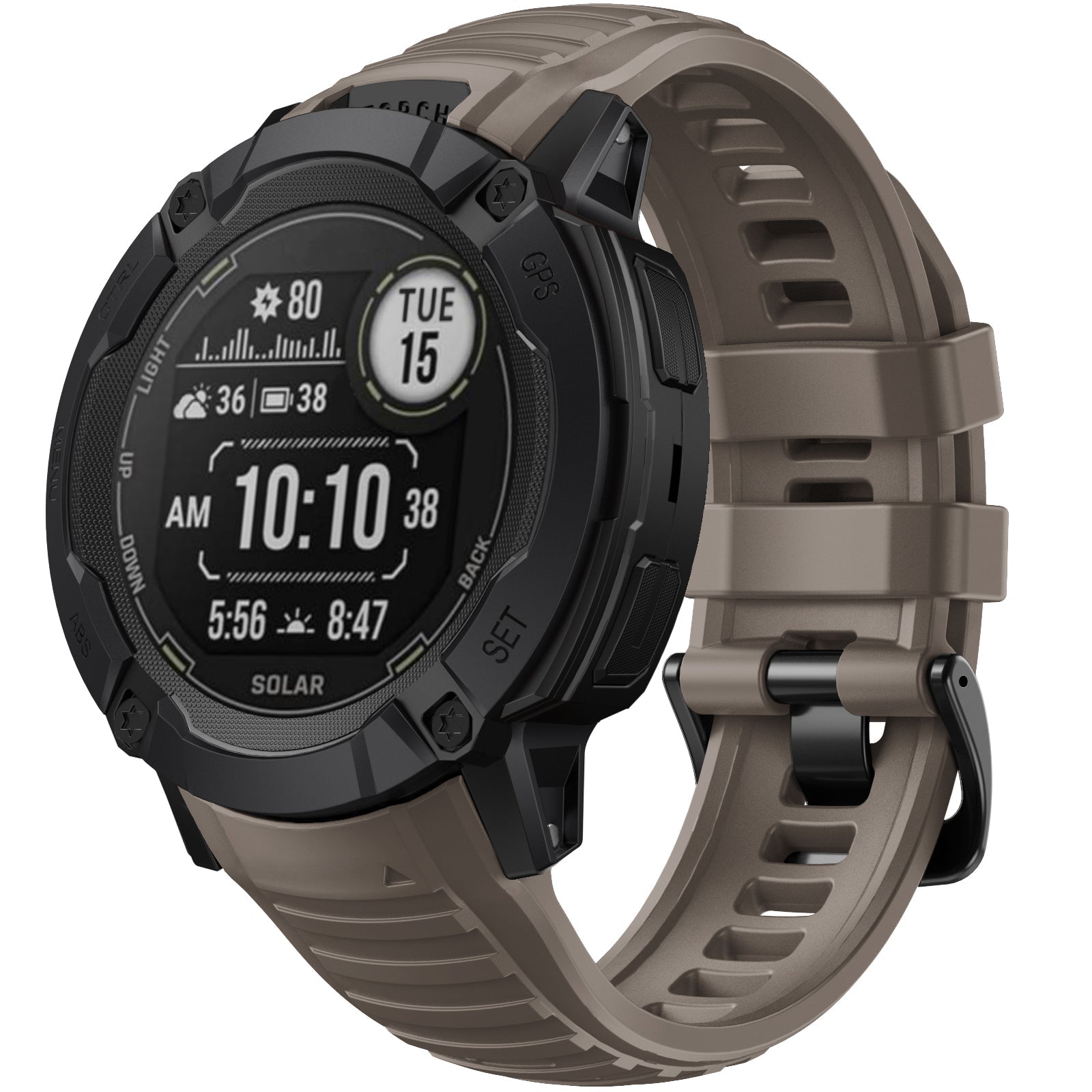 26 mm Quick Fit Silicone Watch Bands For Garmin Instict 2X (LSXJ-031)