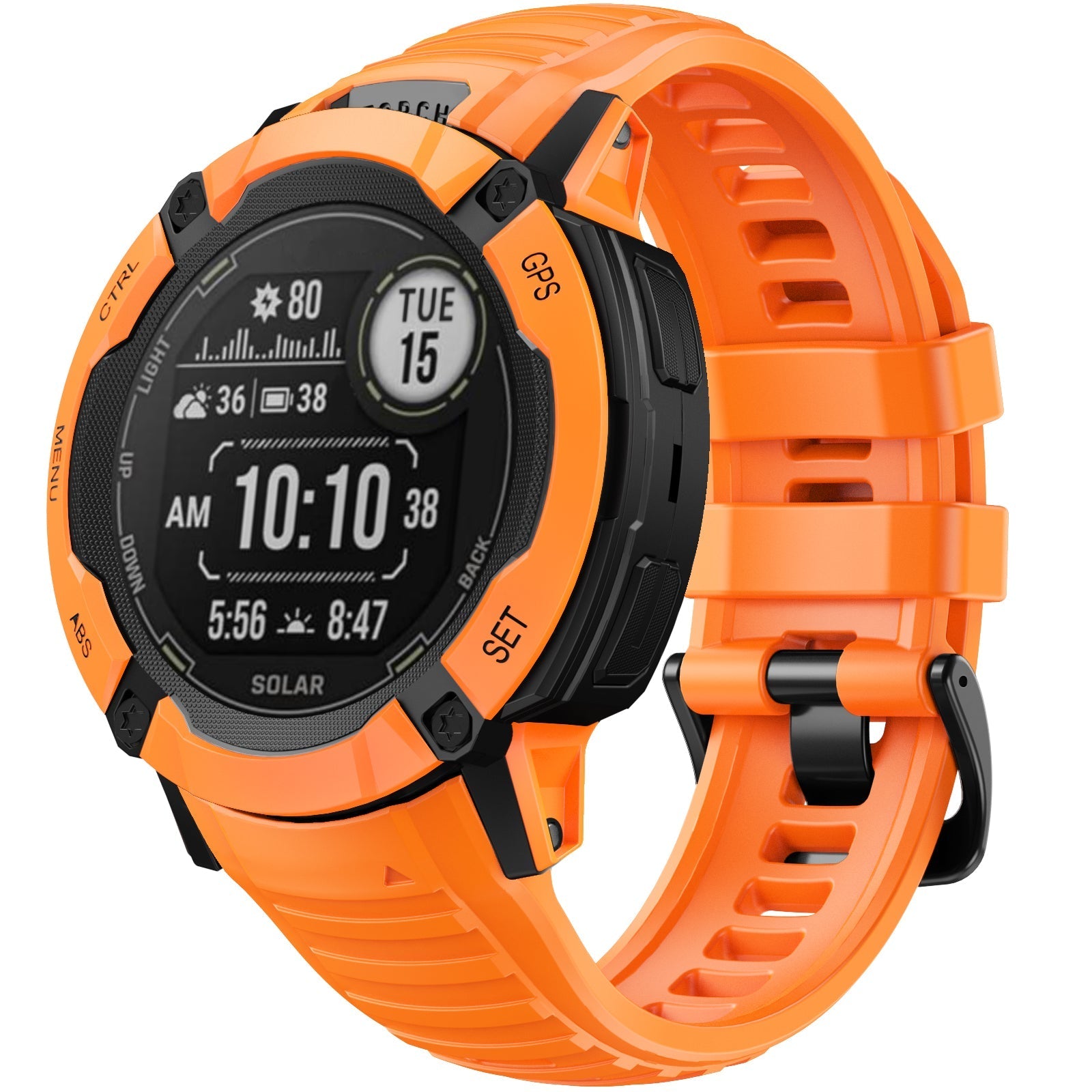 26 mm Quick Fit Silicone Watch Bands For Garmin Instict 2X (LSXJ-031)