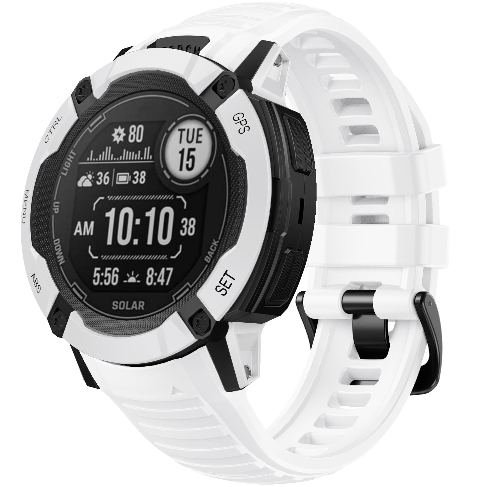 26 mm Quick Fit Silicone Watch Bands For Garmin Instict 2X (LSXJ-031)