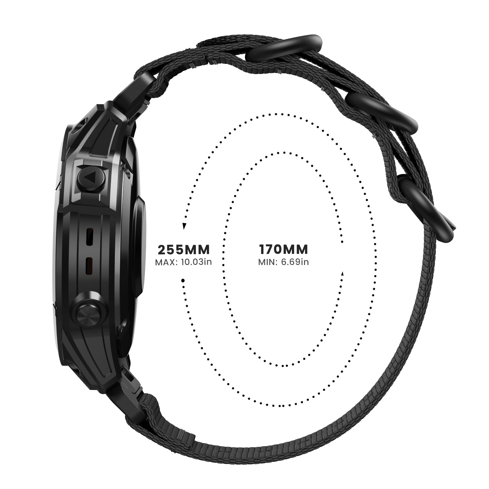 26 mm Quick Fit Nylon watch Bands For Garmin (LSXJ-035)