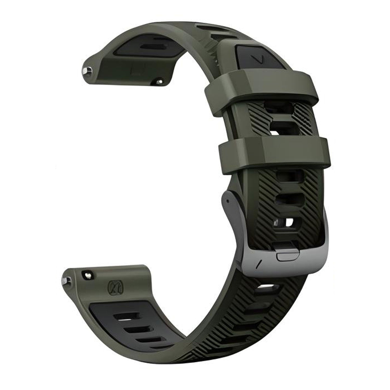 22 mm Quick Release Sport Silicone Bands For Garmin Forerunner 965 (LSXJ-037)