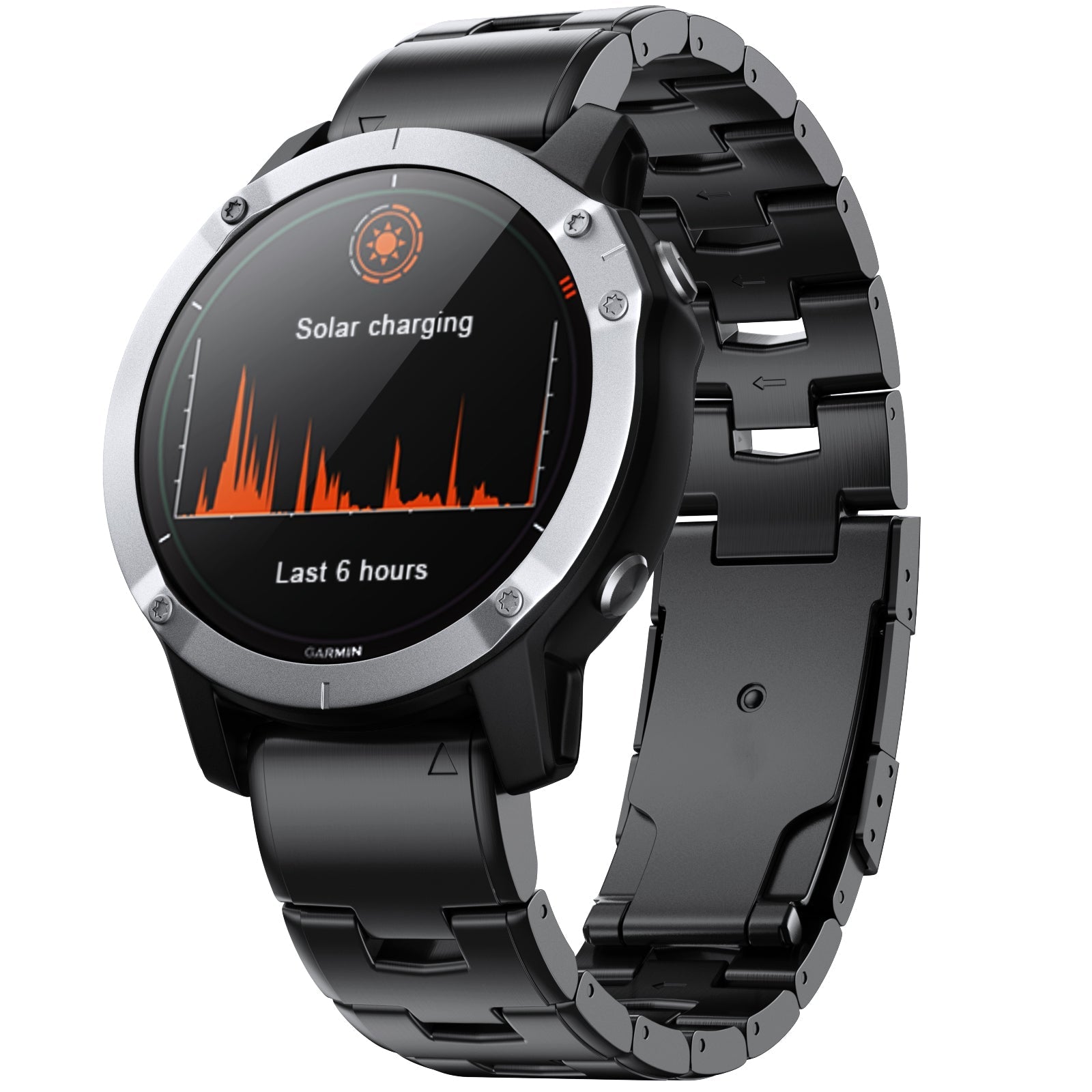 22 mm Quick Fit Oracle Design Titanium Bands With Triangle Sign For Garmin (LSXJ-041)