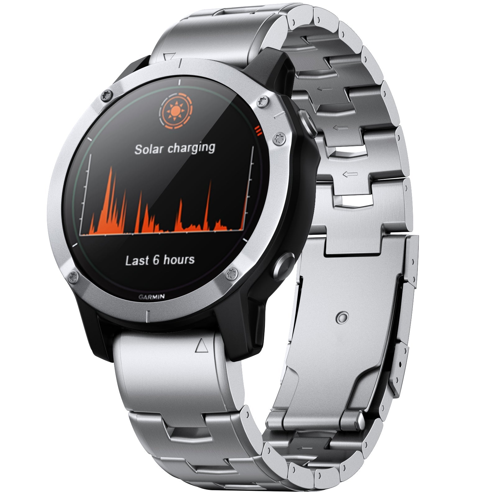 22 mm Quick Fit Oracle Design Titanium Bands With Triangle Sign For Garmin (LSXJ-041)