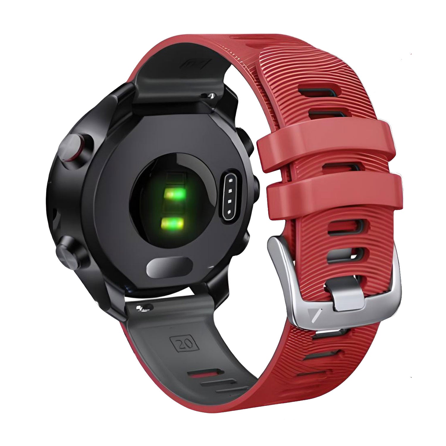 20 mm Quick Release Silicone watch strap for Garmin Forerunner 245 (LSXJ-043)