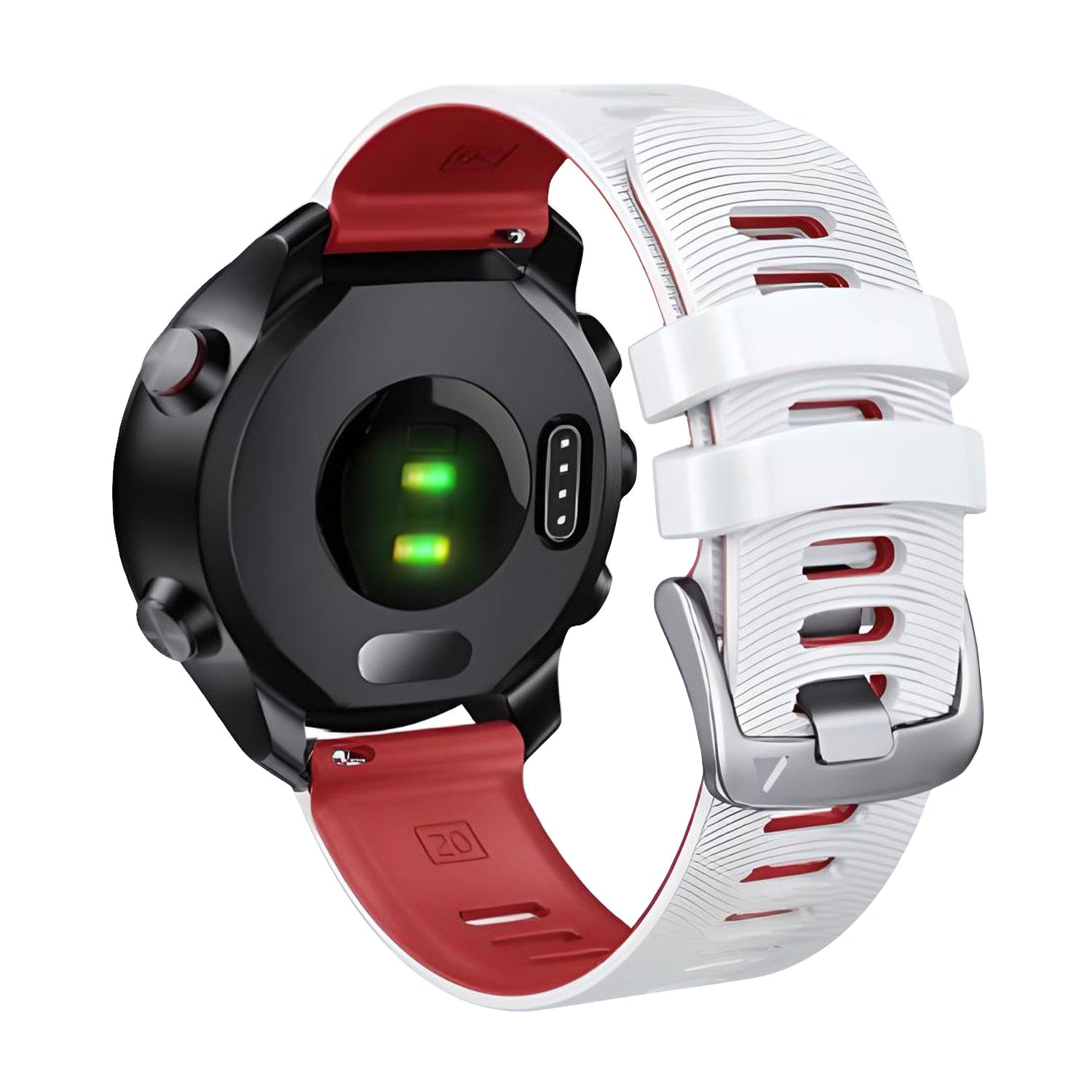 20 mm Quick Release Silicone watch strap for Garmin Forerunner 245 (LSXJ-043)