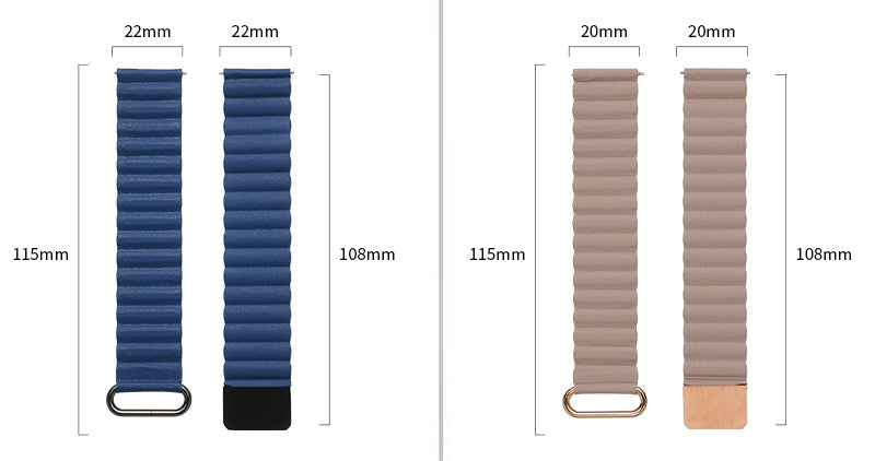 20 mm Quick Release Magnetic Leather Strap (LSXSHD-002)